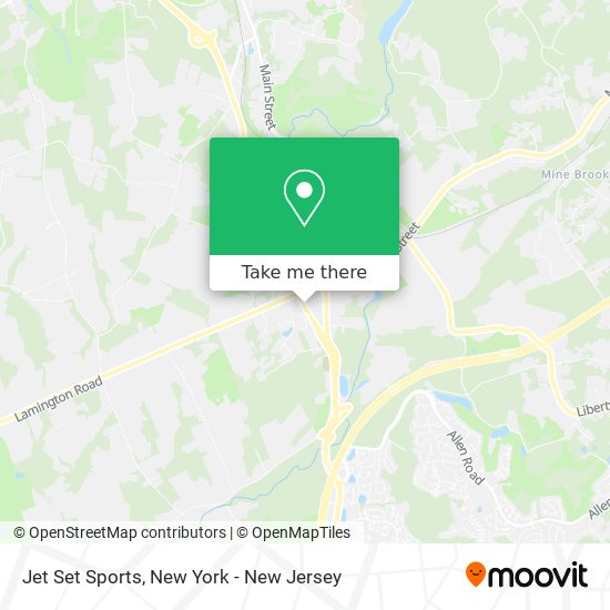 Jet Set Sports map