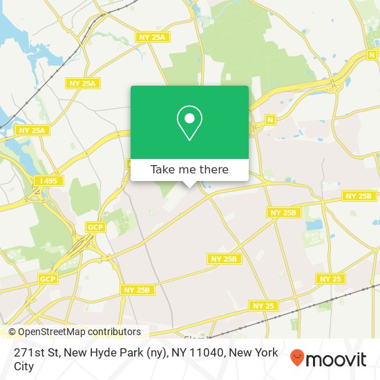 Mapa de 271st St, New Hyde Park (ny), NY 11040