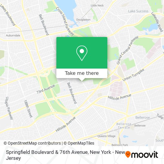 Mapa de Springfield Boulevard & 76th Avenue