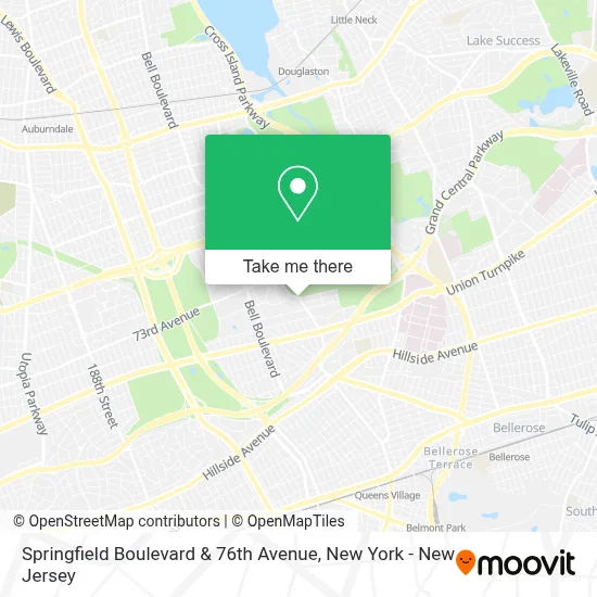 Springfield Boulevard & 76th Avenue map