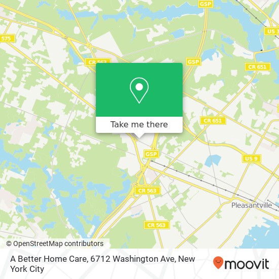 A Better Home Care, 6712 Washington Ave map