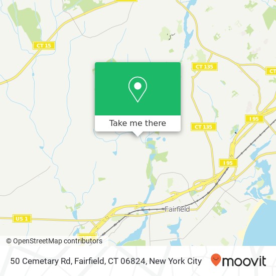 50 Cemetary Rd, Fairfield, CT 06824 map