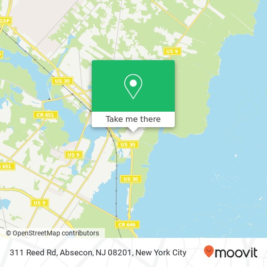 311 Reed Rd, Absecon, NJ 08201 map