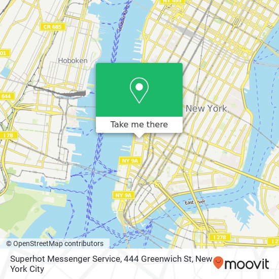 Superhot Messenger Service, 444 Greenwich St map