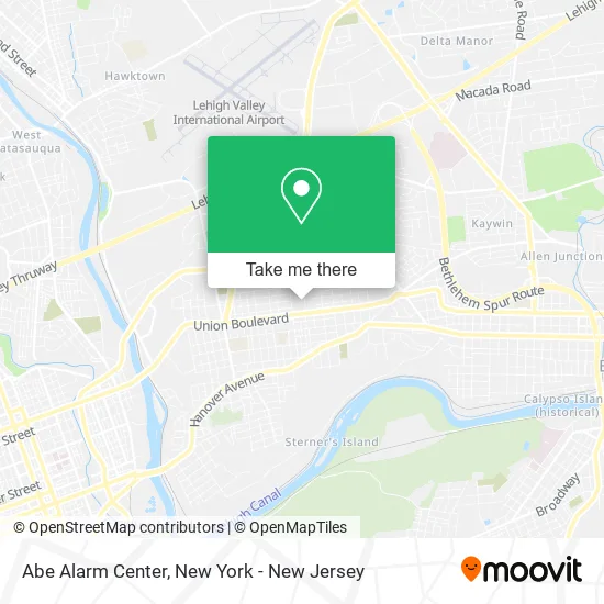Abe Alarm Center map