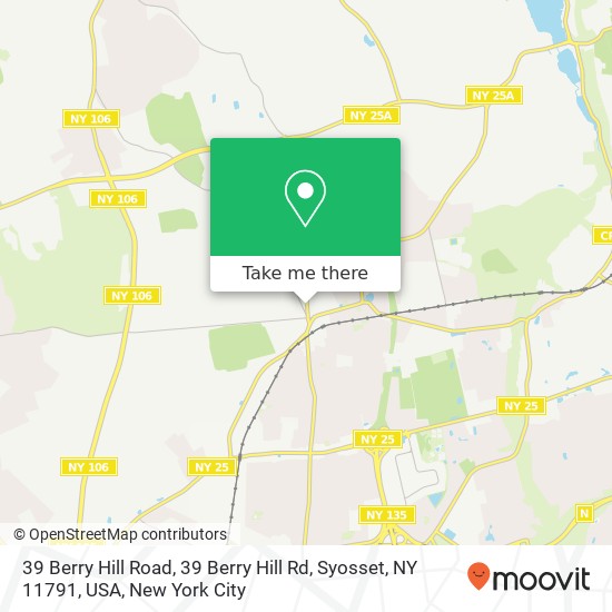 Mapa de 39 Berry Hill Road, 39 Berry Hill Rd, Syosset, NY 11791, USA