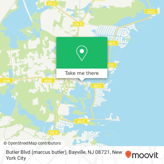 Butler Blvd (marcus butler), Bayville, NJ 08721 map