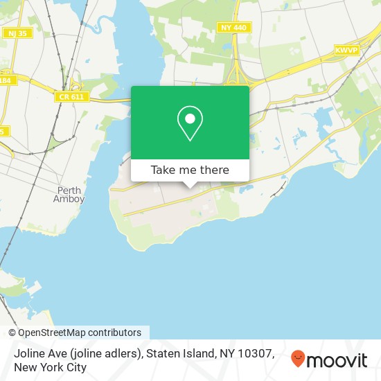 Mapa de Joline Ave (joline adlers), Staten Island, NY 10307