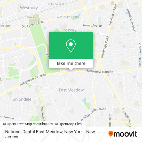 Mapa de National Dental East Meadow