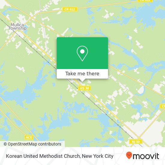 Mapa de Korean United Methodist Church, 5340 White Horse Pike