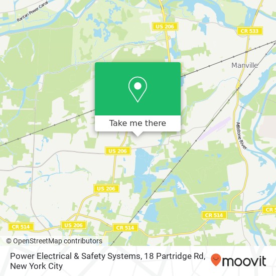 Power Electrical & Safety Systems, 18 Partridge Rd map