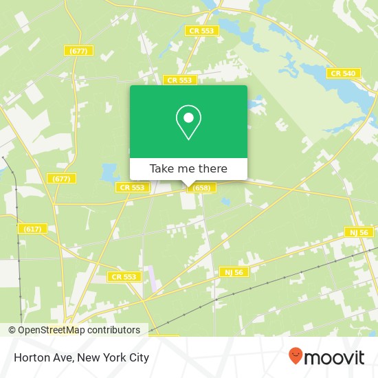 Mapa de Horton Ave, Bridgeton (STOW CREEK TWP), NJ 08302