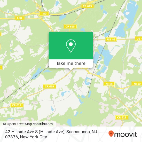 42 Hillside Ave S (Hillside Ave), Succasunna, NJ 07876 map