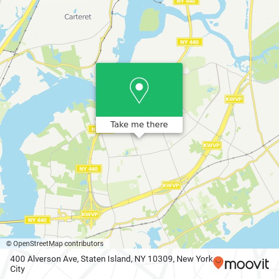 400 Alverson Ave, Staten Island, NY 10309 map