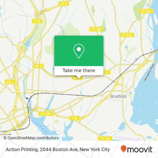 Action Printing, 2044 Boston Ave map