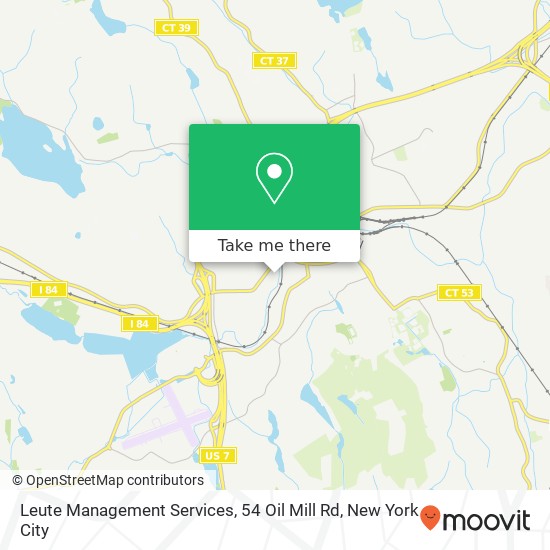 Mapa de Leute Management Services, 54 Oil Mill Rd