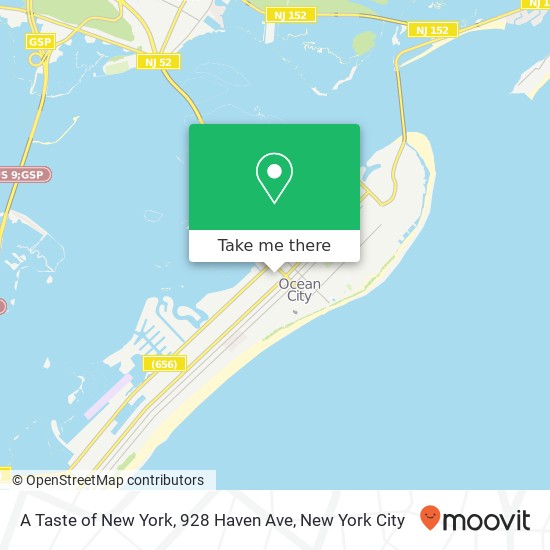 Mapa de A Taste of New York, 928 Haven Ave