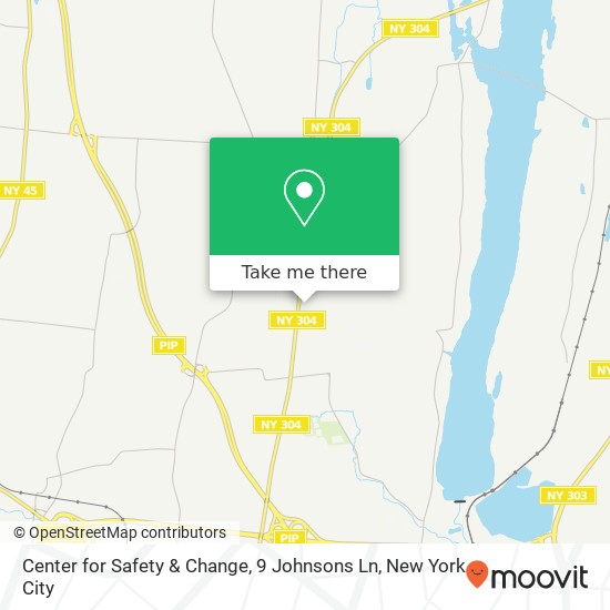 Mapa de Center for Safety & Change, 9 Johnsons Ln