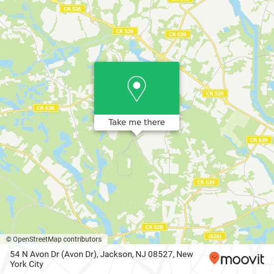 54 N Avon Dr (Avon Dr), Jackson, NJ 08527 map