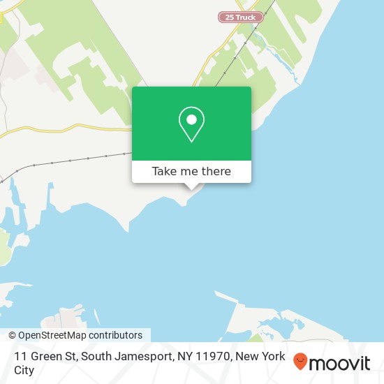 Mapa de 11 Green St, South Jamesport, NY 11970
