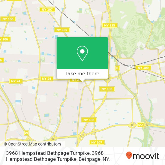 3968 Hempstead Bethpage Turnpike, 3968 Hempstead Bethpage Turnpike, Bethpage, NY 11714, USA map