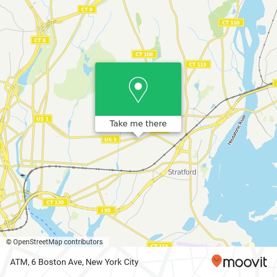 Mapa de ATM, 6 Boston Ave
