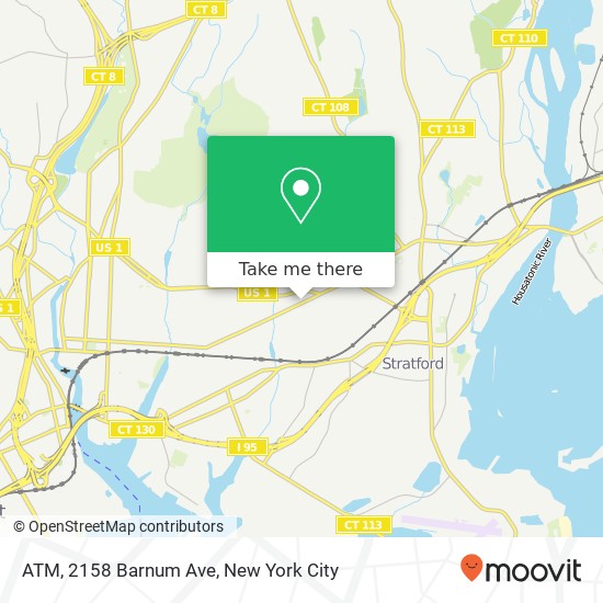 Mapa de ATM, 2158 Barnum Ave