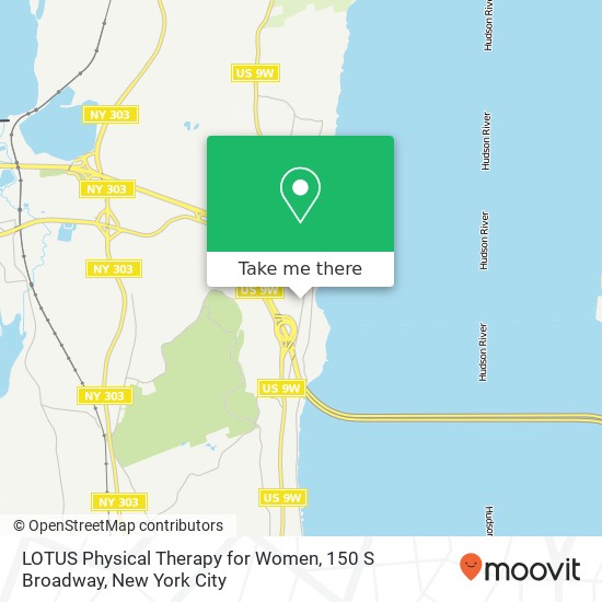 LOTUS Physical Therapy for Women, 150 S Broadway map