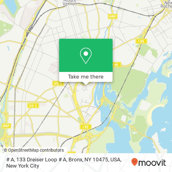 # A, 133 Dreiser Loop # A, Bronx, NY 10475, USA map