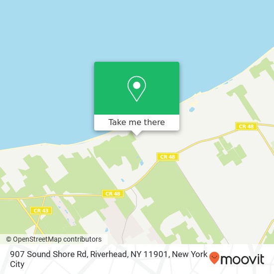 907 Sound Shore Rd, Riverhead, NY 11901 map