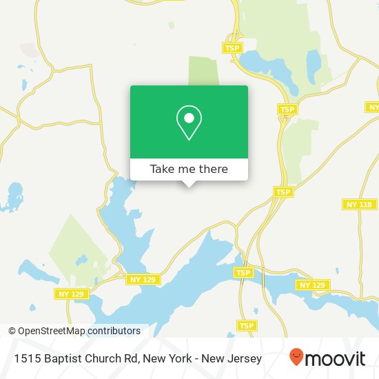 1515 Baptist Church Rd, Yorktown Heights, NY 10598 map