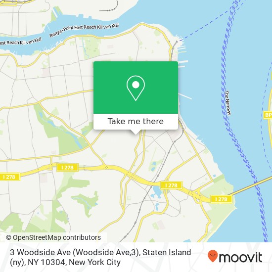 3 Woodside Ave (Woodside Ave,3), Staten Island (ny), NY 10304 map