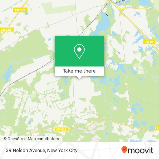 39 Nelson Avenue, 39 Nelson Ave, Monroe Township, NJ 08831, USA map