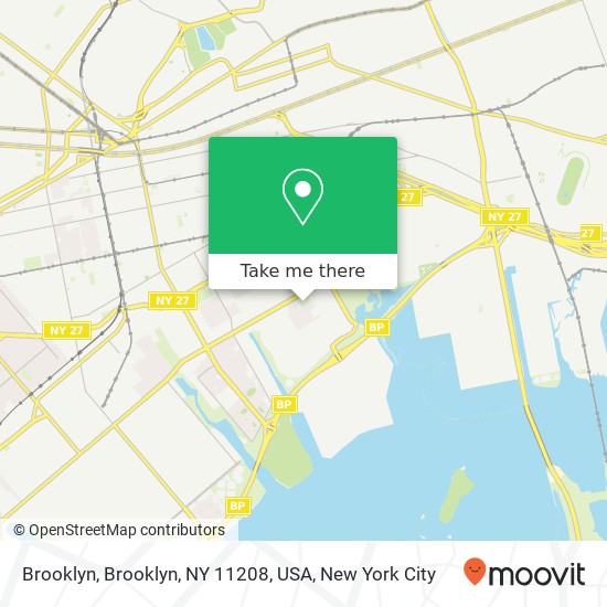 Brooklyn, Brooklyn, NY 11208, USA map