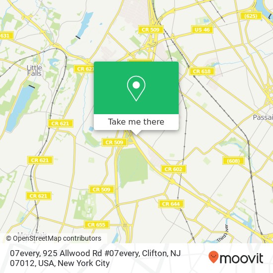 07every, 925 Allwood Rd #07every, Clifton, NJ 07012, USA map