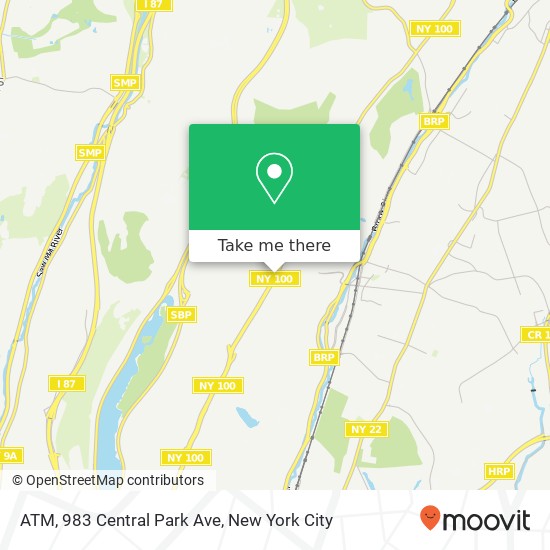 ATM, 983 Central Park Ave map