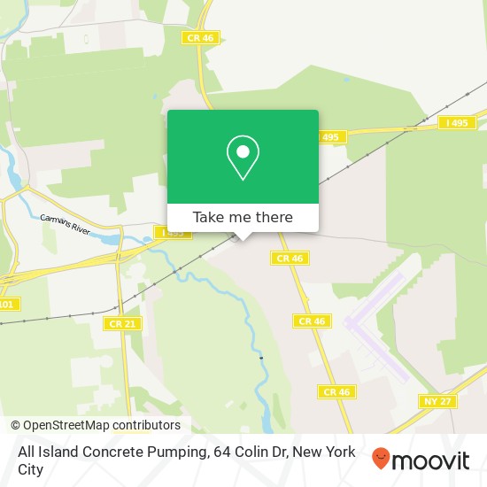All Island Concrete Pumping, 64 Colin Dr map