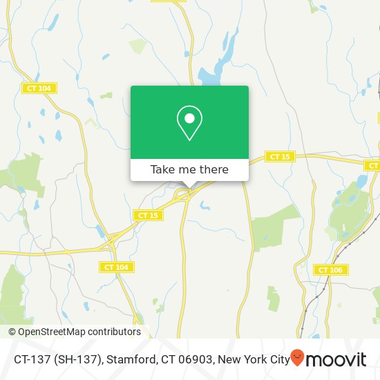 Mapa de CT-137 (SH-137), Stamford, CT 06903