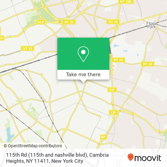 115th Rd (115th and nashville blvd), Cambria Heights, NY 11411 map