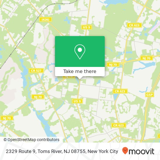 2329 Route 9, Toms River, NJ 08755 map