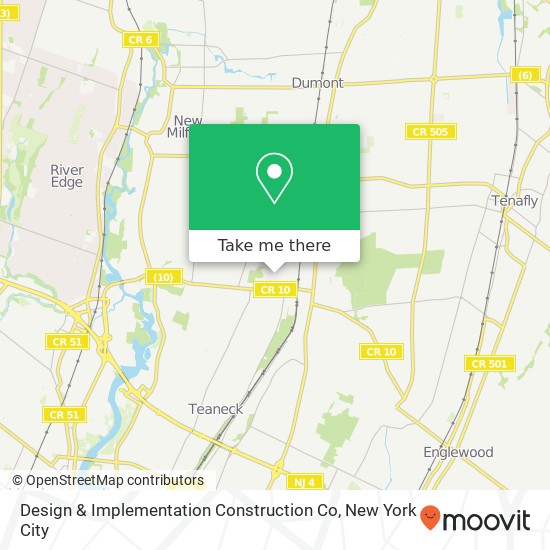 Design & Implementation Construction Co map