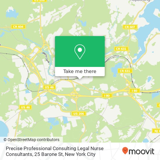 Precise Professional Consulting Legal Nurse Consultants, 25 Barone St map