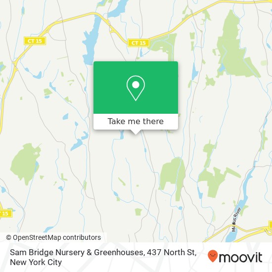Mapa de Sam Bridge Nursery & Greenhouses, 437 North St