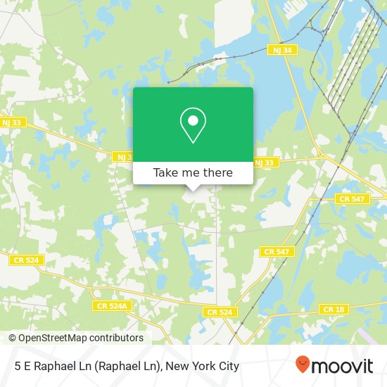 5 E Raphael Ln (Raphael Ln), Farmingdale, NJ 07727 map