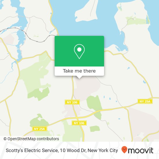 Mapa de Scotty's Electric Service, 10 Wood Dr