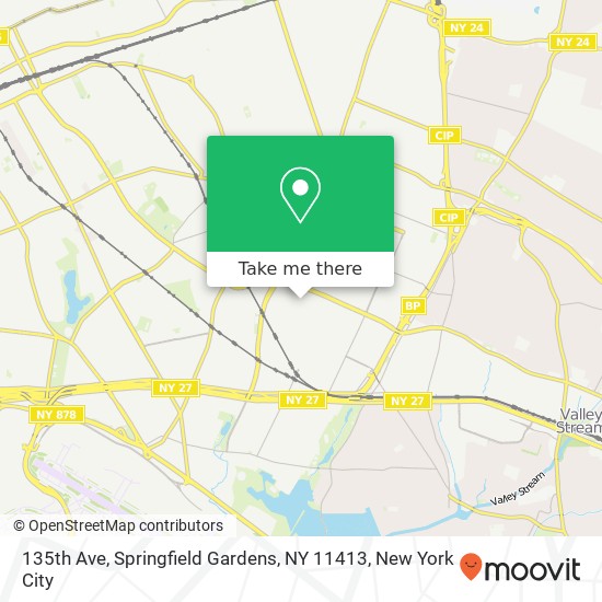 135th Ave, Springfield Gardens, NY 11413 map