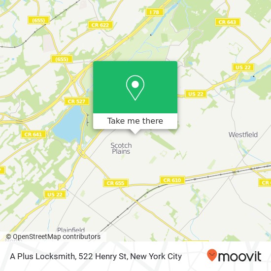 A Plus Locksmith, 522 Henry St map