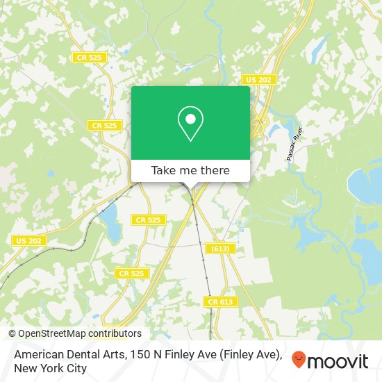Mapa de American Dental Arts, 150 N Finley Ave