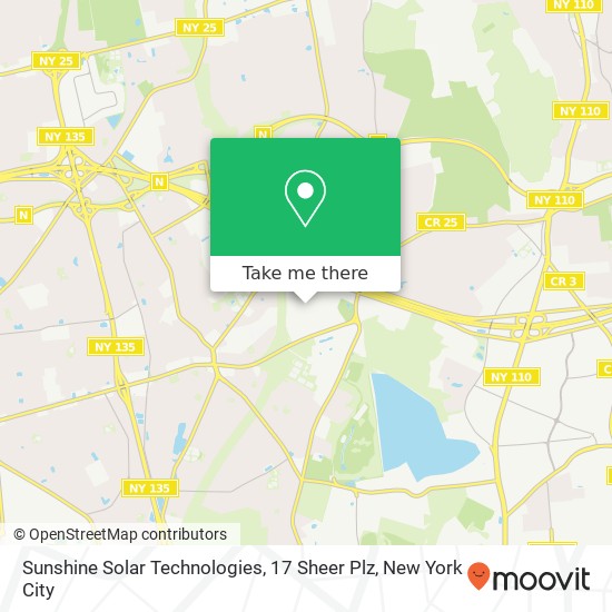 Mapa de Sunshine Solar Technologies, 17 Sheer Plz