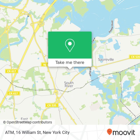 ATM, 16 William St map